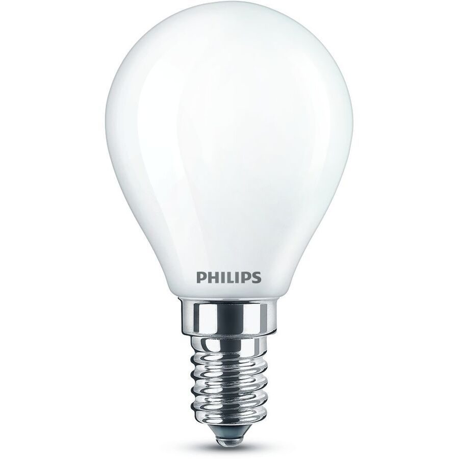 Leuchtmittel Philips Glas E14 4.3 W - Farbe: Weiss - LED - Lichtfarbe: Extra warmweiss - Leuchtmittel- LED Leuchtmittel