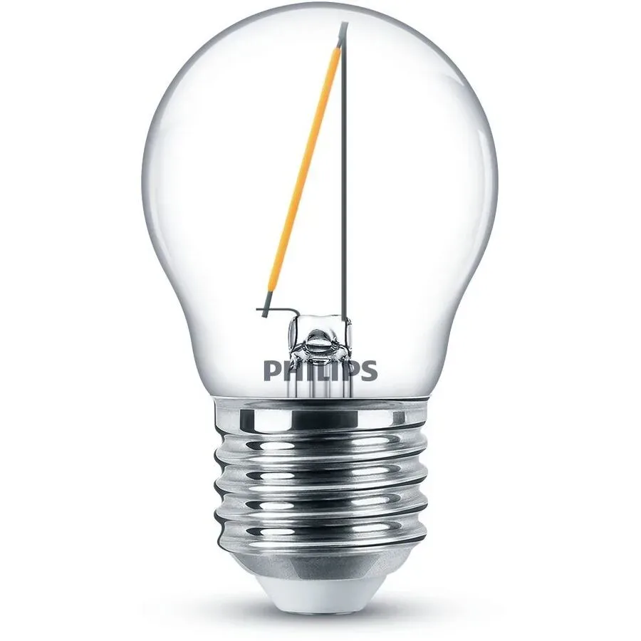 Philips LED 76425800 LED EEK F (A - G) E27 Tropfenform 1.4 W = 15 W Warmweiß (Ø x L) 4.5 cm x 7.8 cm 1 St.