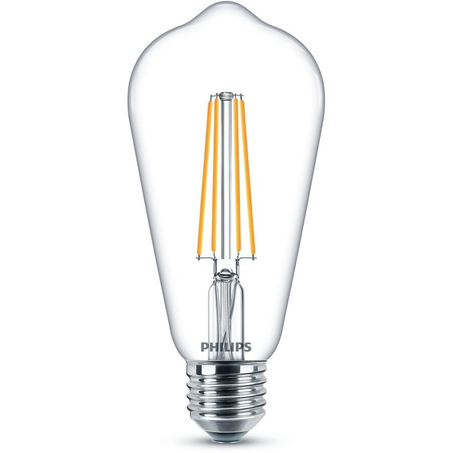 Philips LED 76303900 LED EEK F (A - G) E27 Spezialform 4.3 W = 40 W Warmweiß (Ø x L) 6.4 cm x 14 cm 1 St.