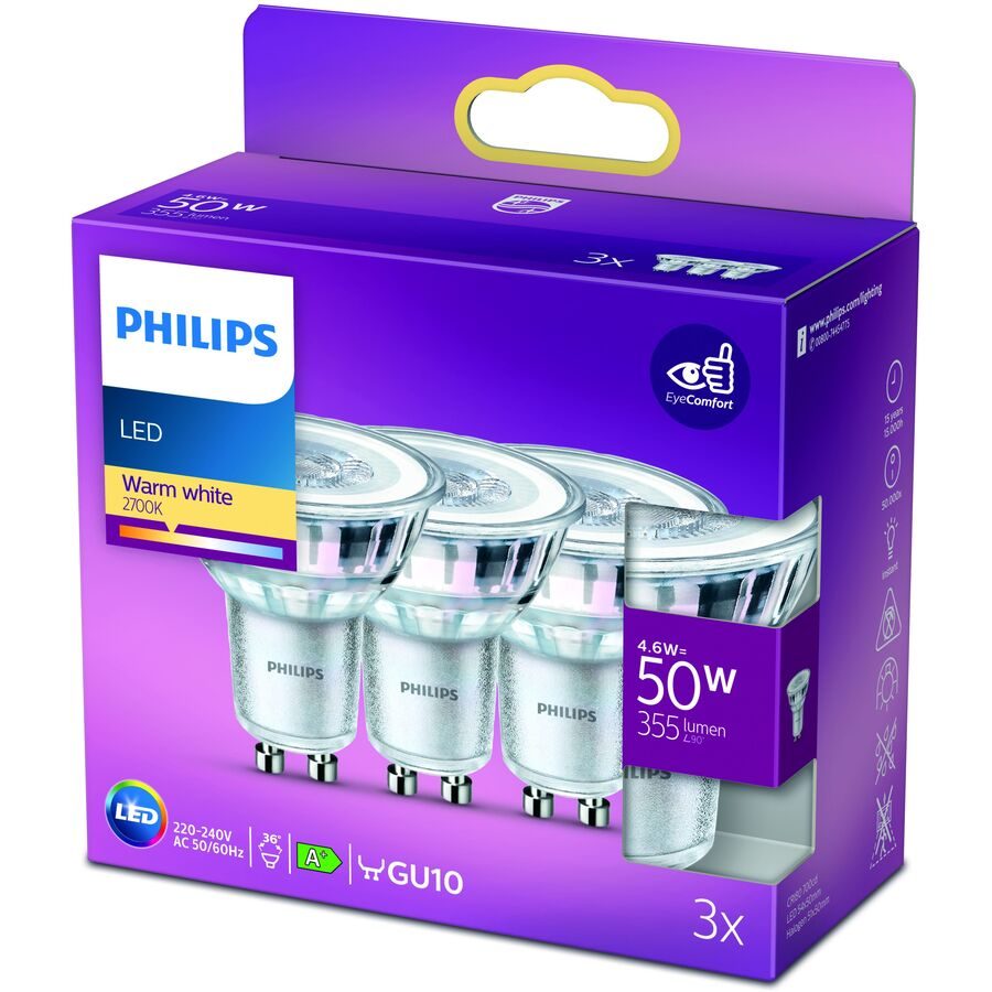 Philips - Led Spot, 50W, Weiss