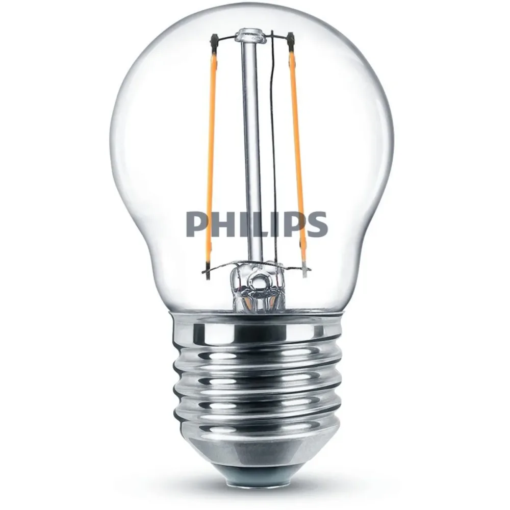 Philips LED 76329900 LED EEK F (A - G) E27 Tropfenform 2 W = 25 W Warmweiß (Ø x L) 4.5 cm x 7.8 cm 1 St.