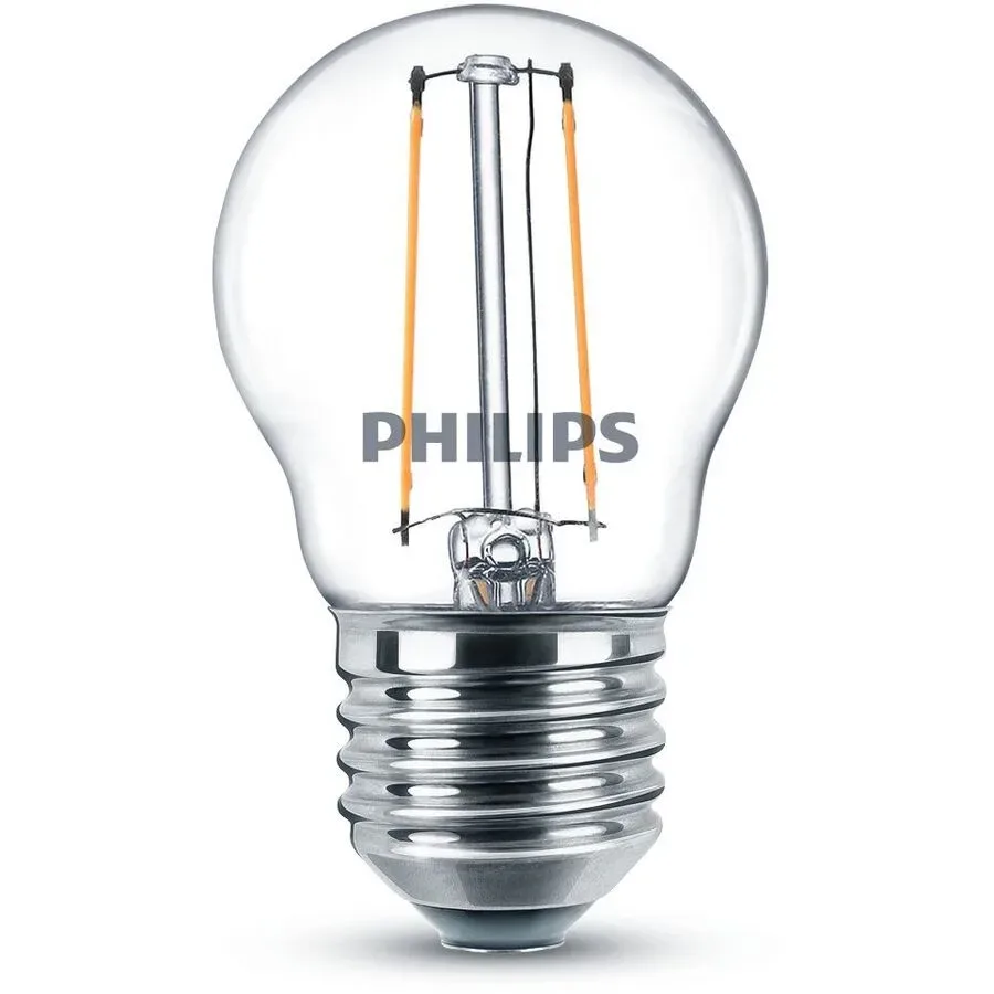 Philips LED 76329900 LED EEK F (A - G) E27 Tropfenform 2 W = 25 W Warmweiß (Ø x L) 4.5 cm x 7.8 cm 1 St.