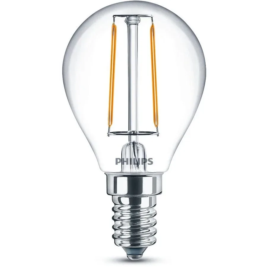 Philips LED 77755500 LED EEK E (A - G) E14 Tropfenform 2 W = 25 W Warmweiß (Ø x L) 4.5 cm x 8 cm 1 St.