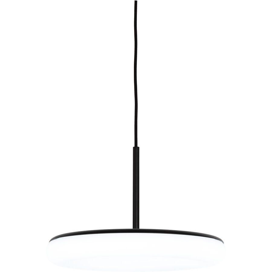 Pendellampe Lige Schwarz Kunststoff 35 cm 130 cm - LED - Lichtfarbe: Warmweiss - Kaltes Tagesweiss - Pendellampe- LED Energiesparlampe
