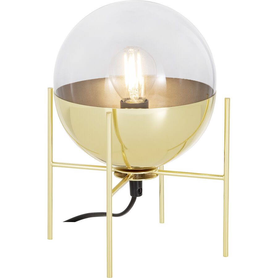 Tischlampe Bress Gold Metall/Glas 17 cm 23 cm - Tischlampe
