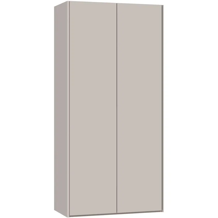 Kleiderschrank Arena Collection Grau Holz 104.5 cm 58.5 cm 220 cm - Material: Holzwerkstoff - Schweizer Möbelhersteller - Kleiderschrank