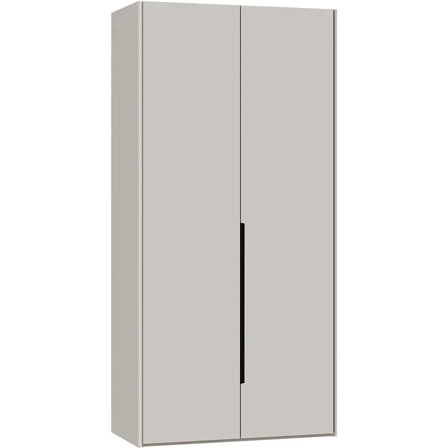 Kleiderschrank Arena Collection Grau Holz 104.5 cm 58.5 cm 220 cm - Material: Holzwerkstoff - Schweizer Möbelhersteller - Kleiderschrank