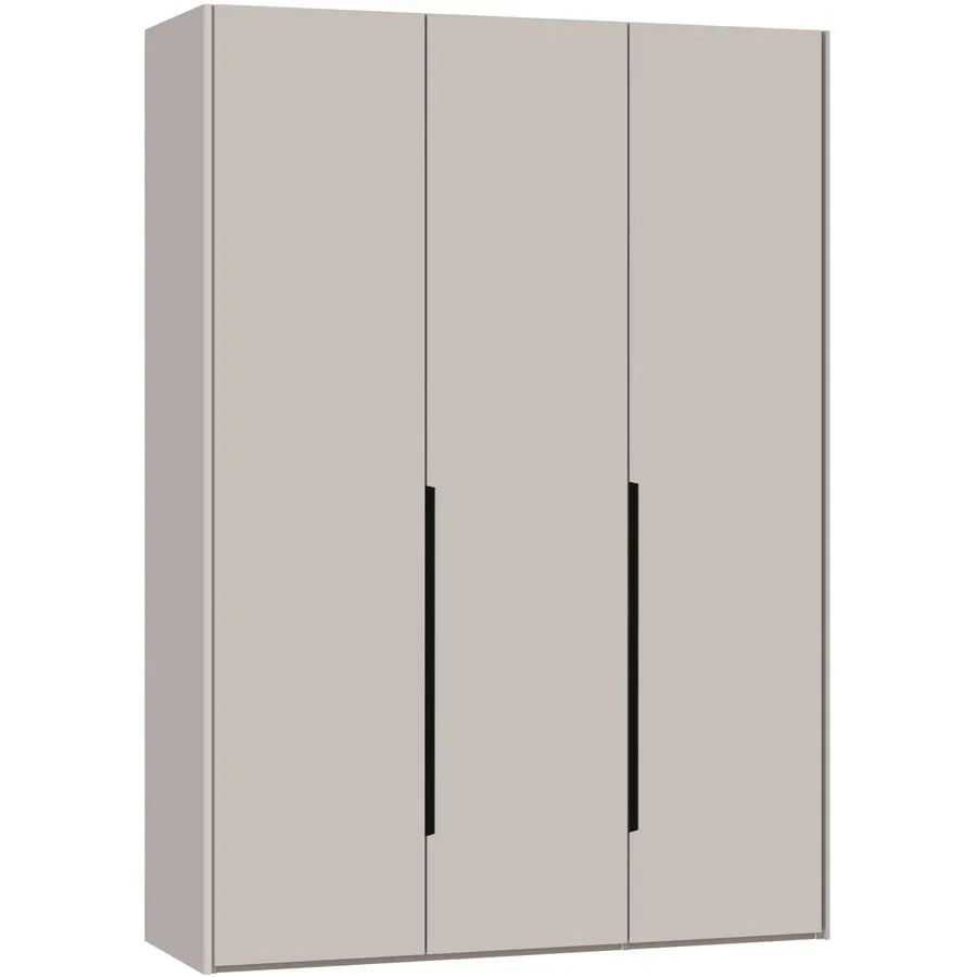 Kleiderschrank Arena Collection Grau Holz 154.8 cm 58.5 cm 220 cm - Material: Holzwerkstoff - Schweizer Möbelhersteller - Kleiderschrank