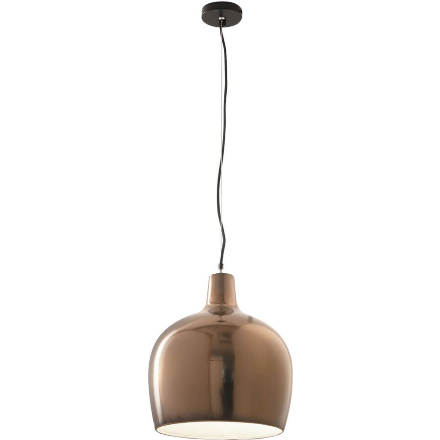 Pendellampe Brace Bronze Metall 34 cm Höhenverstellbar (manuell) - Pendellampe
