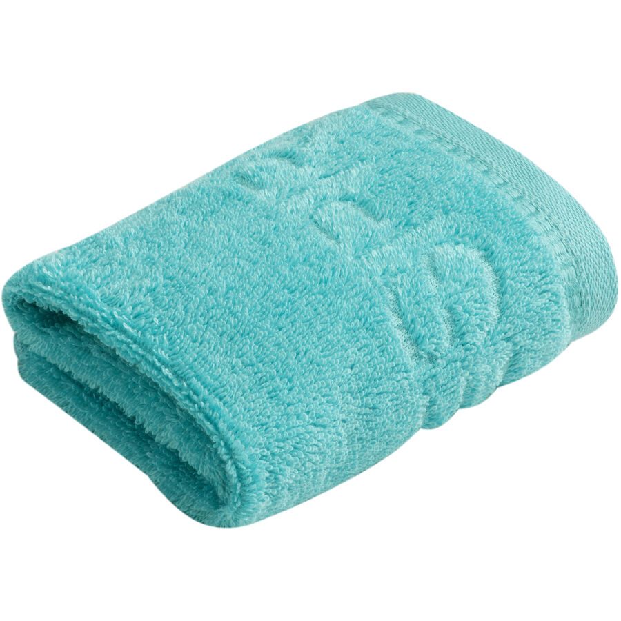 Esprit Lavette Modern Solid Cyan Baumwolle 30 cm 30 cm - Farbe: türkis - Lavette