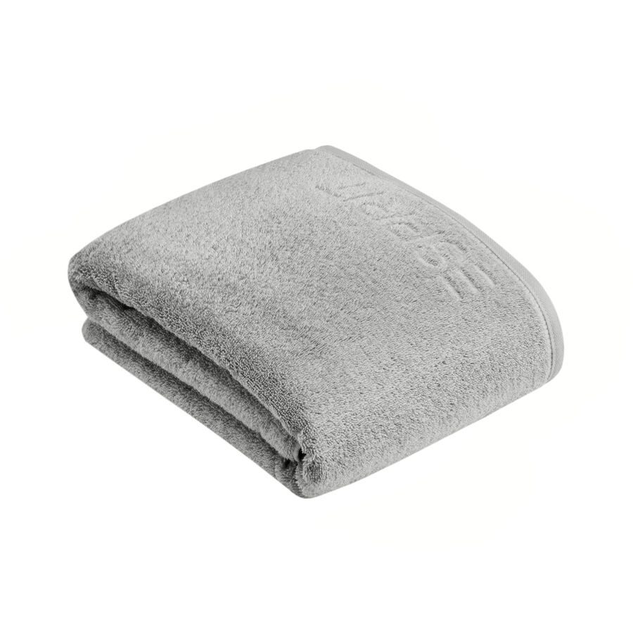Esprit Badetuch Modern Solid Grau Baumwolle 100 cm 150 cm - Farbe: steingrau - Badetuch