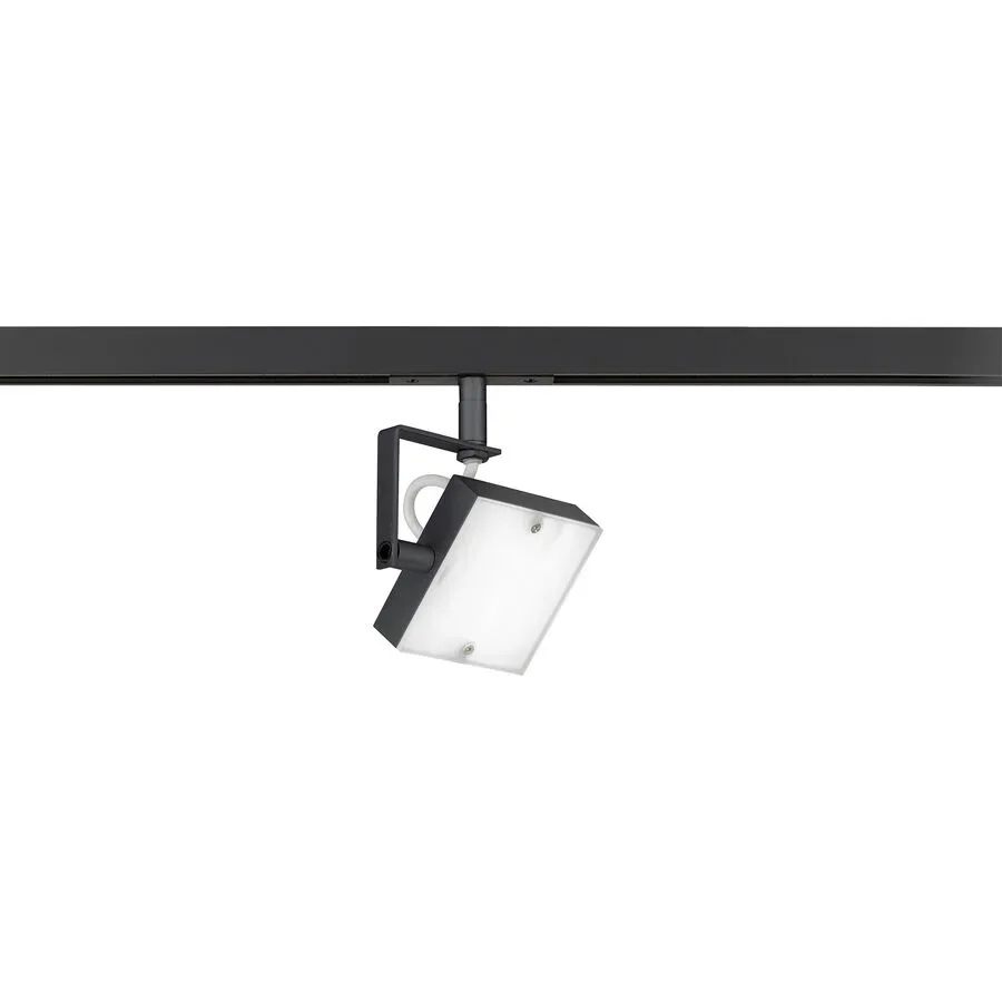 System HV-Track6 Schwarz Metall 1 cm 8 cm - LED - Lichtfarbe: Extra warmweiss - System- LED Energiesparlampe