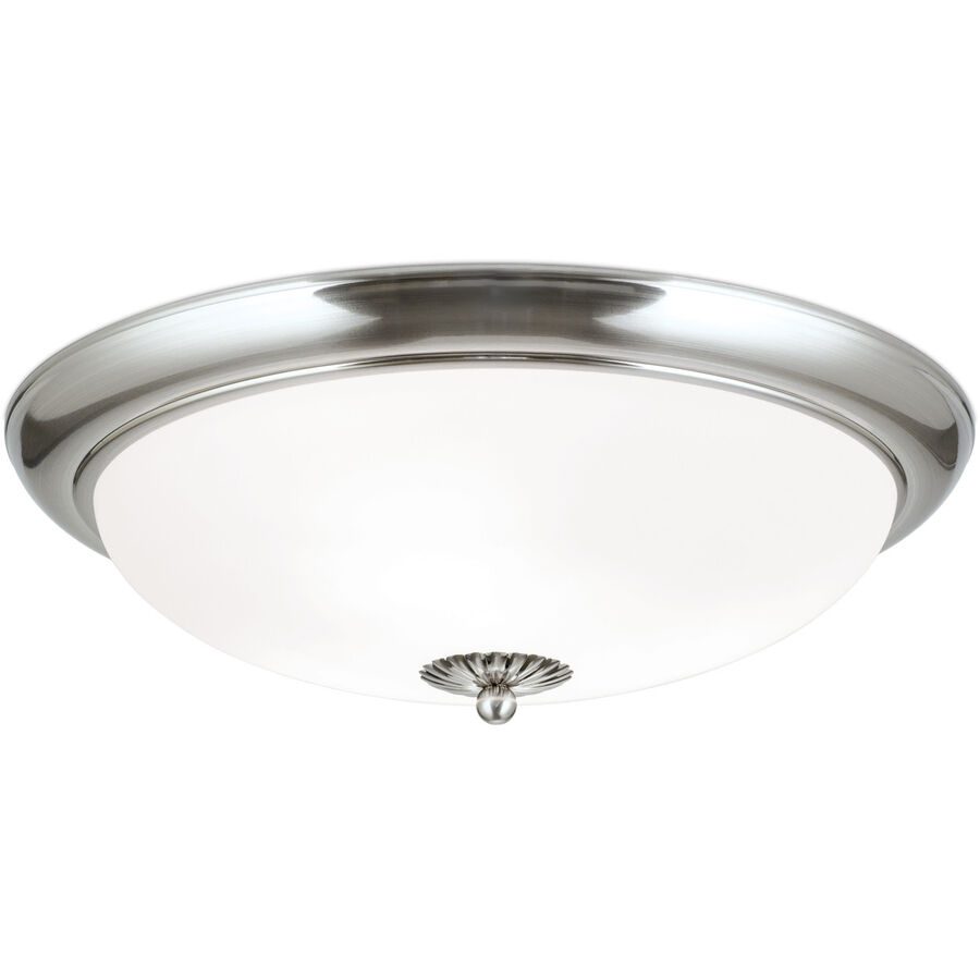 Briamond Deckenlampe Empire Grau Messing/Glas 47 cm 14 cm - Farbe: chrom - Deckenlampe