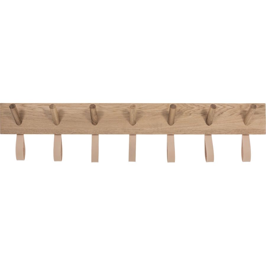 Kleiderhaken Lund Braun Holz 23 cm - Farbe: eiche - Kleiderhaken
