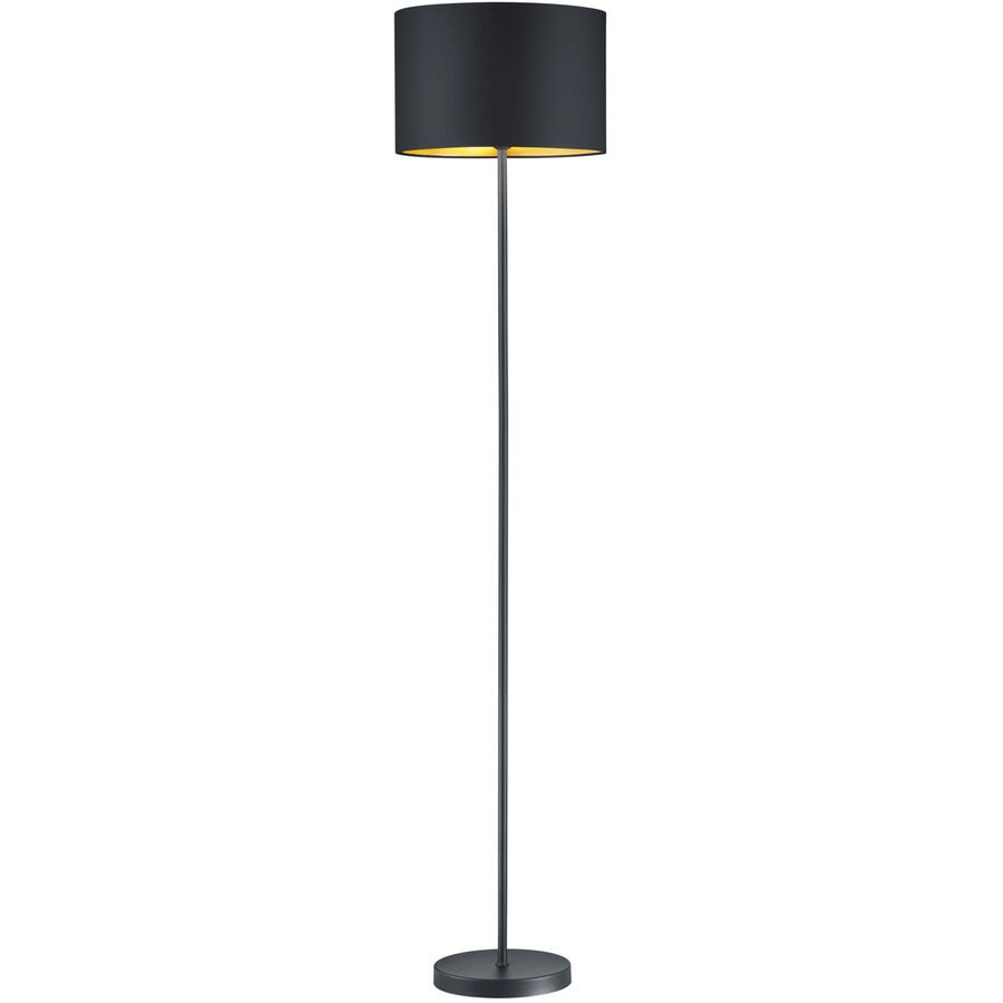 Stehlampe Daro Schwarz Metall 35 cm 160.5 cm - Farbe: schwarz matt - Stehlampe