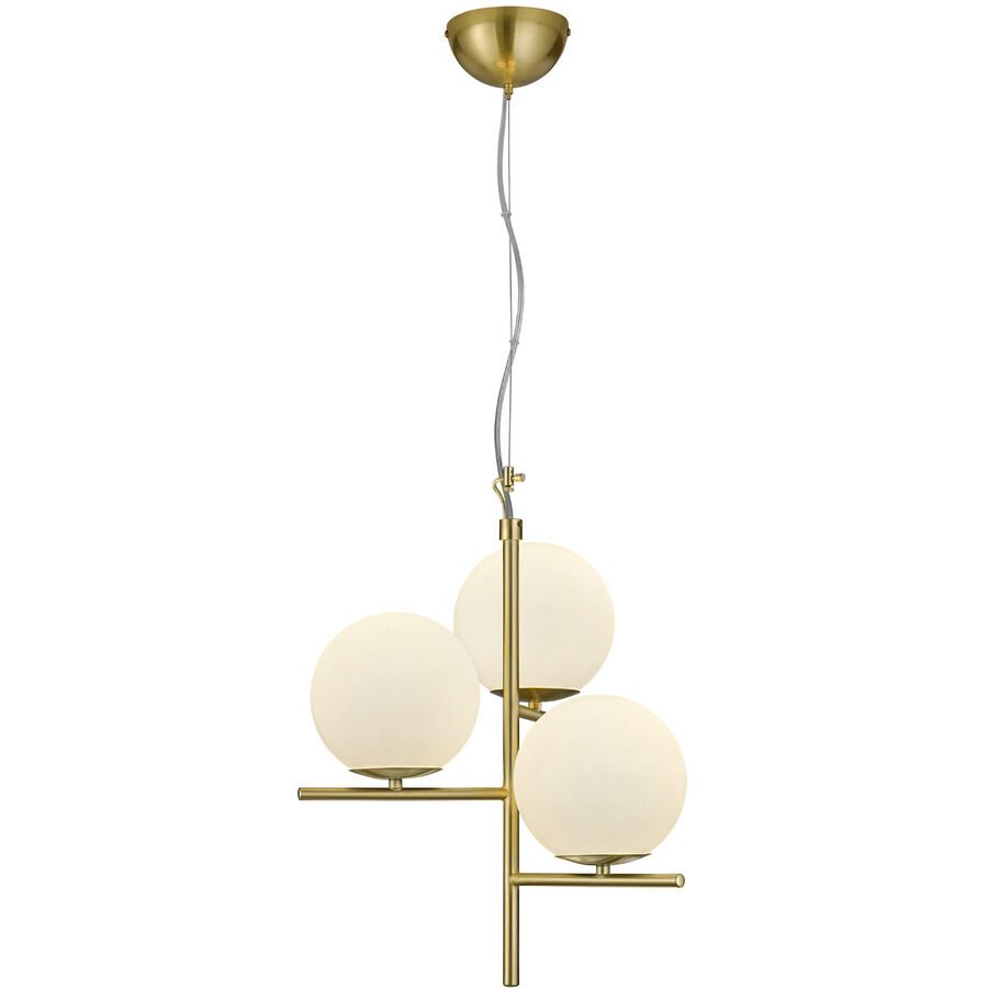 Pendellampe Reya Metall 40 cm 150 cm - Farbe: messing matt - Pendellampe