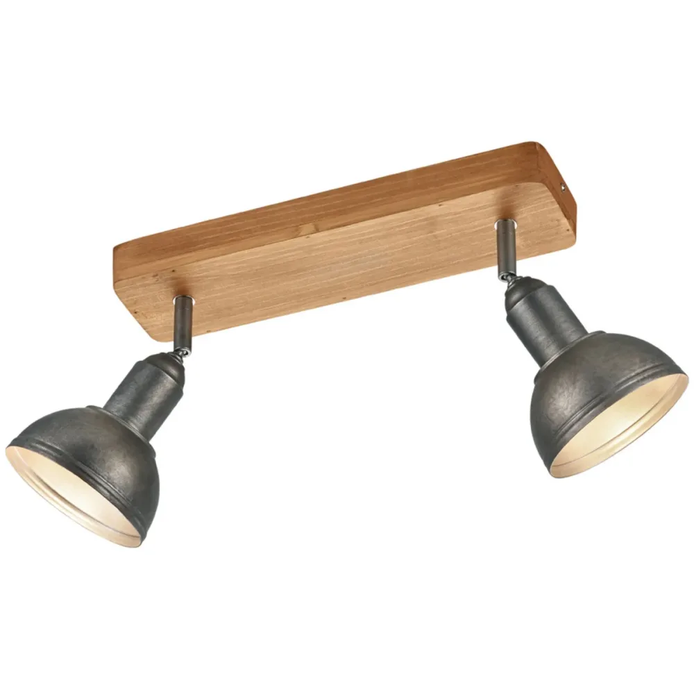 Spot Sair Grau Metall 33 cm 20.5 cm - Farbe: Nickel - Spot