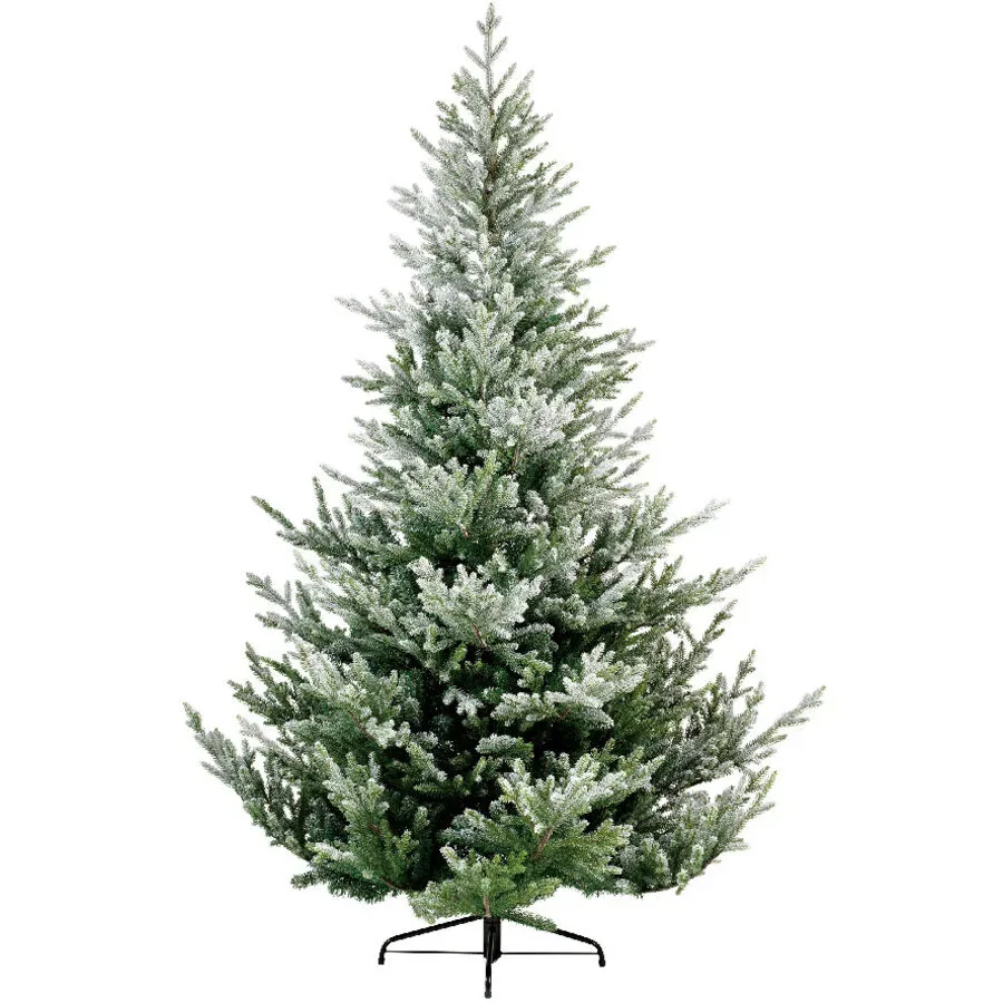 Weihnachtsbaum künstlich Tree Grün/Weiss 180 cm - Material: PVC / PE / Metall - Weihnachtsbaum künstlich