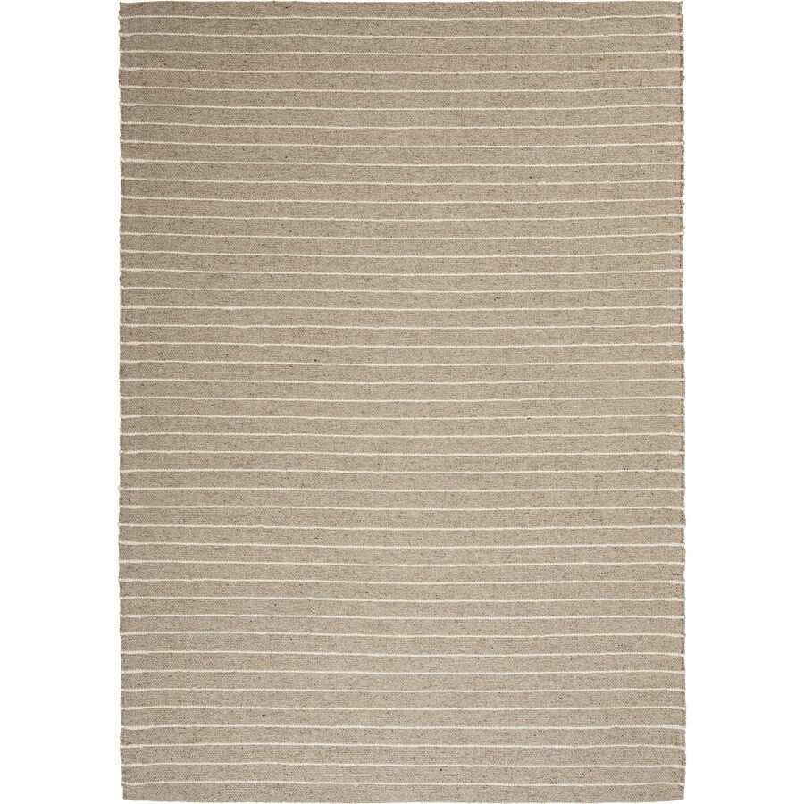 Teppich Malino Braun/Weiss Wolle 200 cm 290 cm - Farbe: Braun, Weiss - Teppich