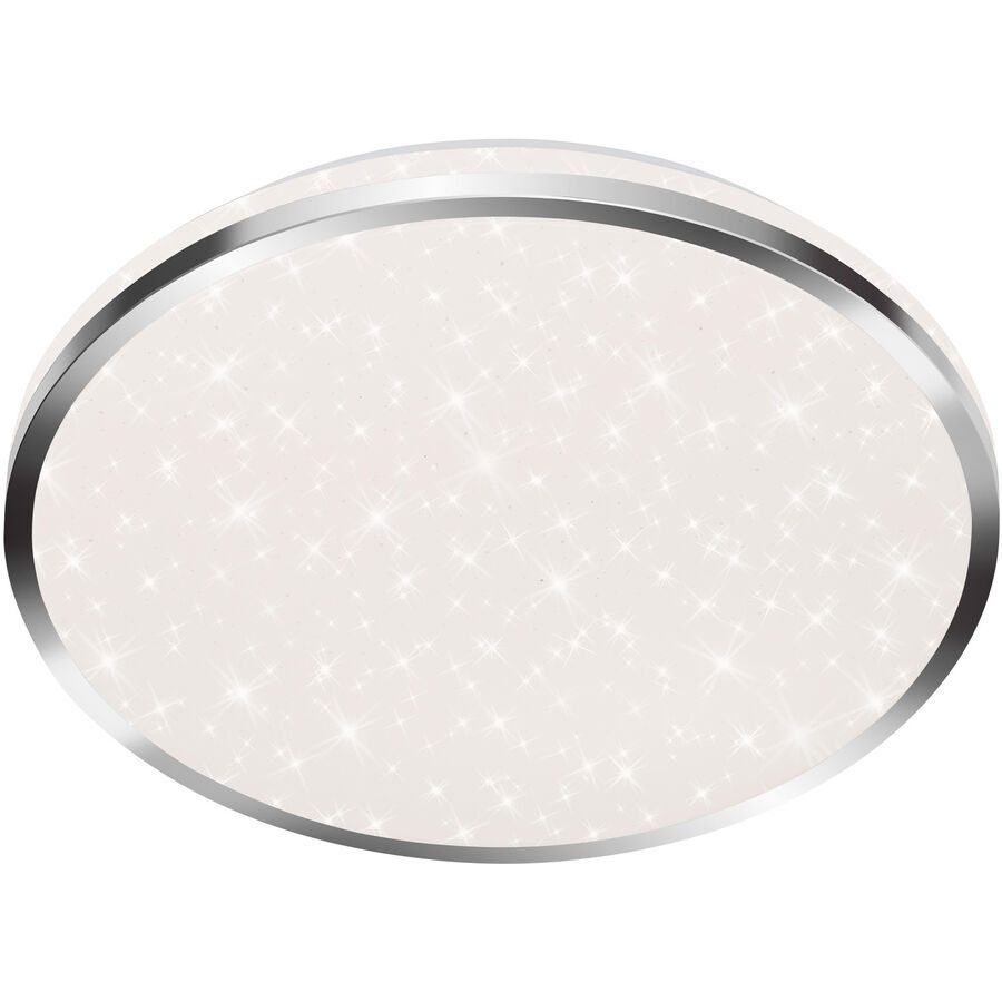 Badlampe Splash Grau Kunststoff/Metall 33 cm 7 cm - Farbe: chrom - LED - Lichtfarbe: Helles Neutralweiss - Material: Metall/Kunststoff - Badlampe- LED