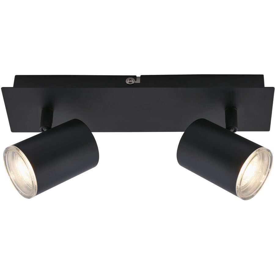 Badlampe Splash Schwarz Kunststoff/Metall 29 cm 11 cm - Badlampe