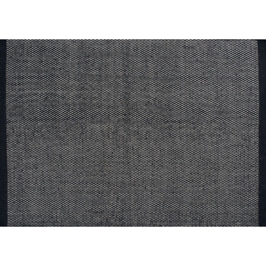Teppich Asko Schwarz Wolle 70 cm 140 cm - Teppich
