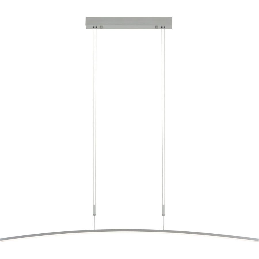 Bopp Pendellampe Divine Silber Aluminium 120 cm 140 cm - LED - Lichtfarbe: Extra warmweiss - Helles Neutralweiss - Pendellampe- LED Energiesparlampe