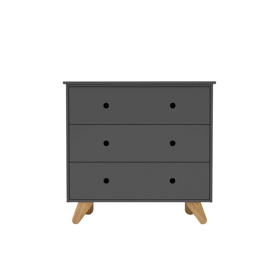 Kommode Akai Grau 95 cm 50 cm - Material: Pinie/MDF - Kommode