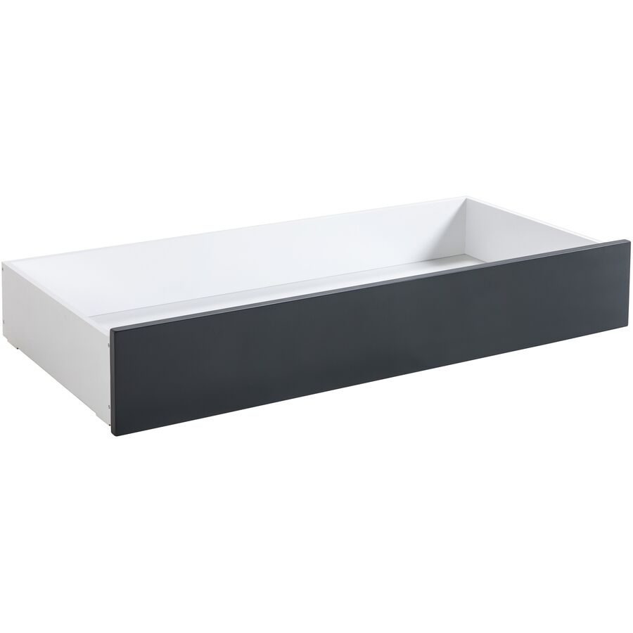 Hasena Bettschubkasten Castello Weiss/Grau Holz/MDF 137 cm 67 cm - Farbe: anthrazit/weiss - Material: Buche/MDF - Bettschubkasten