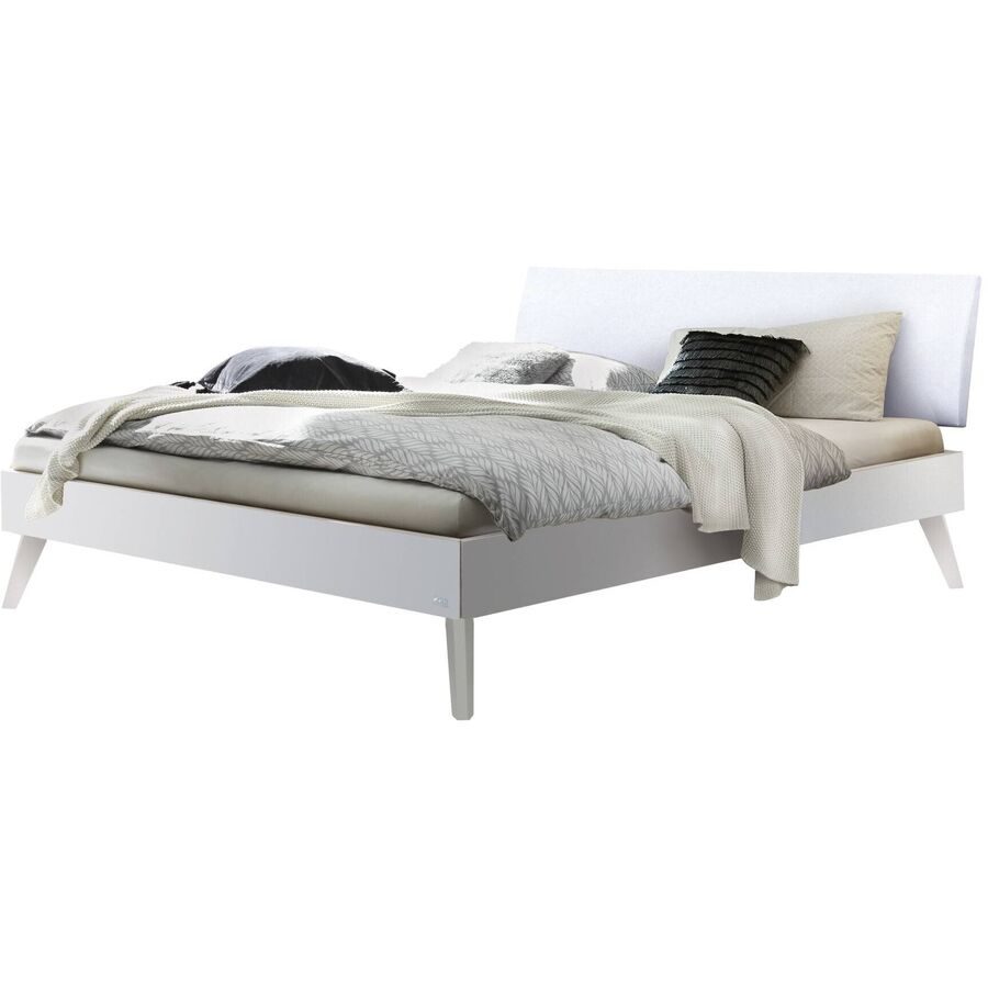 Hasena Bett Luisiana Weiss Holz 180 x 200 cm - Farbe: Weissbuche - Material: MDF - Bett