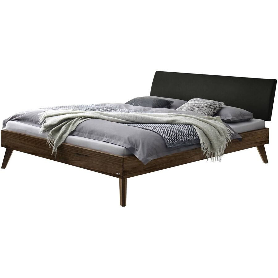 Hasena Bett Gozal Braun Holz 100 x 200 cm - Farbe: nussbaumfarbig - Bett