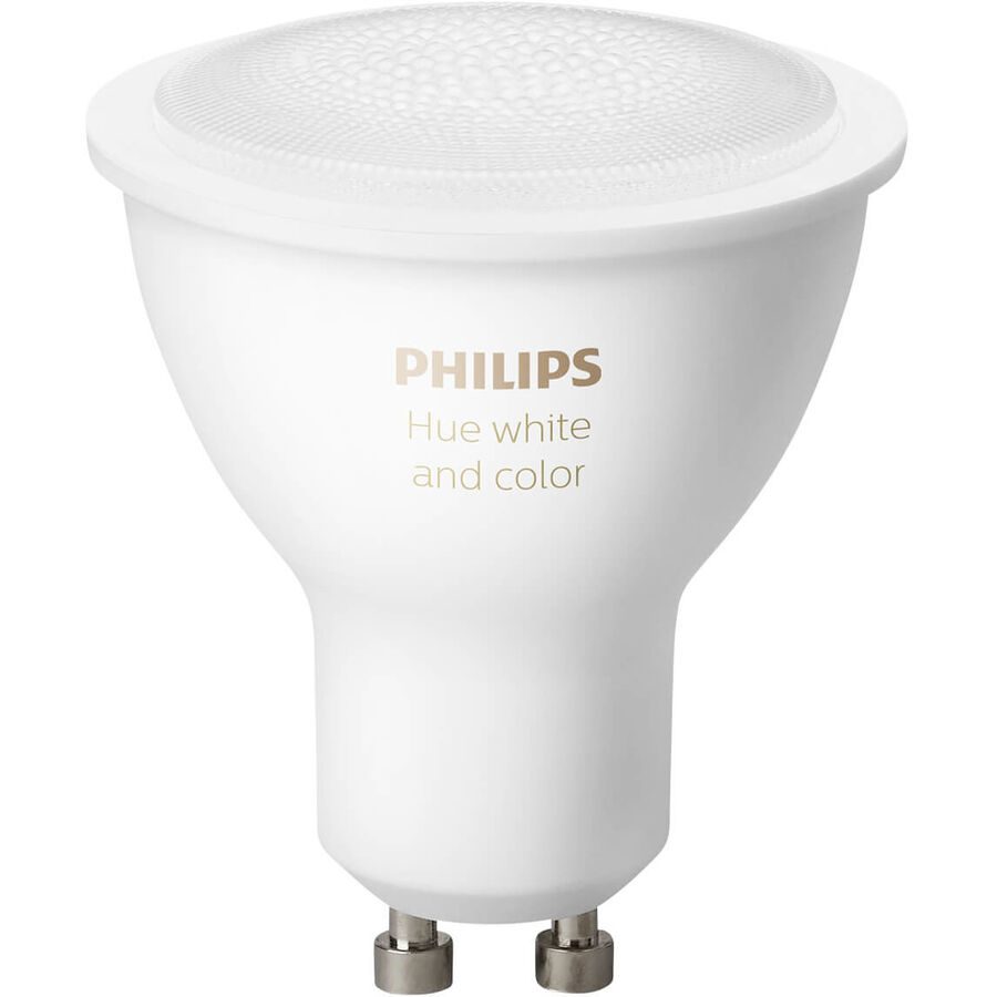 Leuchtmittel Philips Hue Kunststoff GU10 4.3 W - Farbe: Weiss - LED - Lichtfarbe: Warmweiss - Kaltes Tagesweiss - Leuchtmittel- LED Leuchtmittel