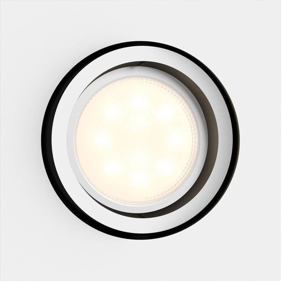 Philips Hue White Ambiance Milliskin Erweiterung Einbauspot – Deckenlampe/Wandlampe – weiss