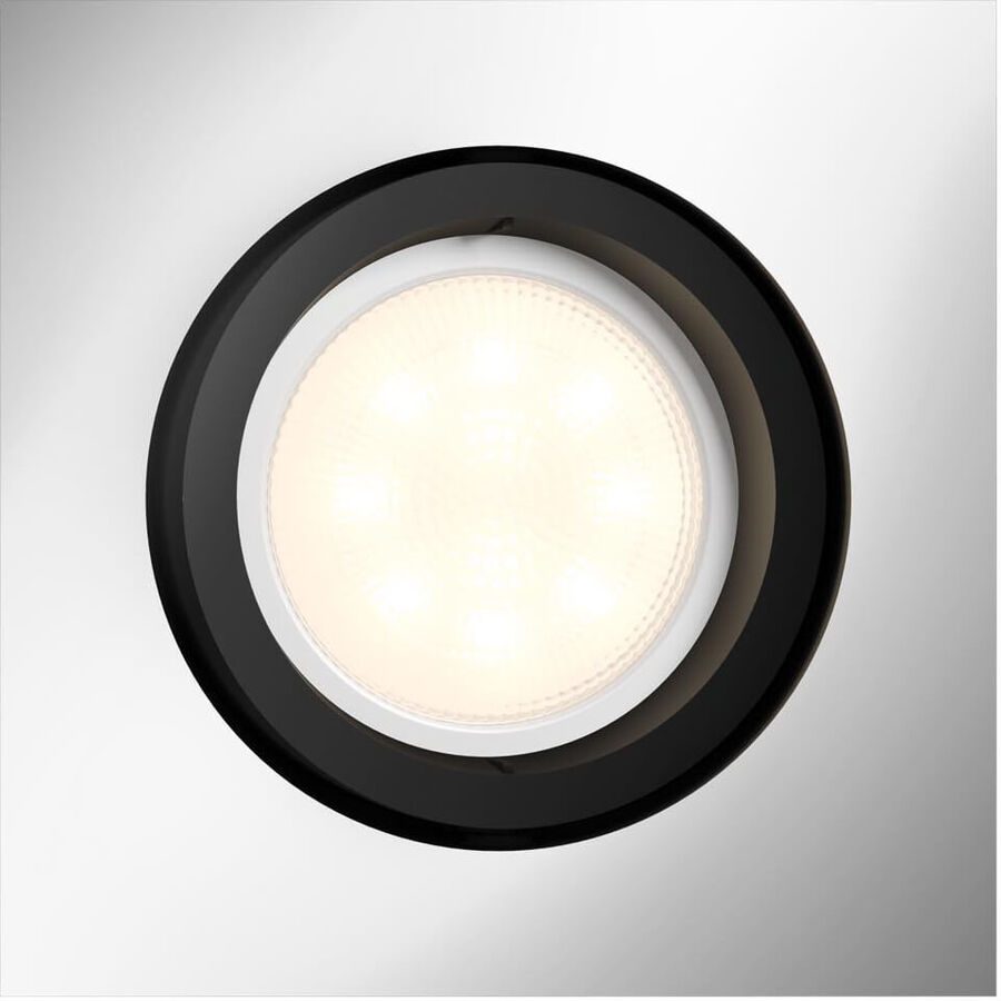 Philips Hue White Ambiance Milliskin Erweiterung Einbauspot – Deckenlampe/Wandlampe – aluminium
