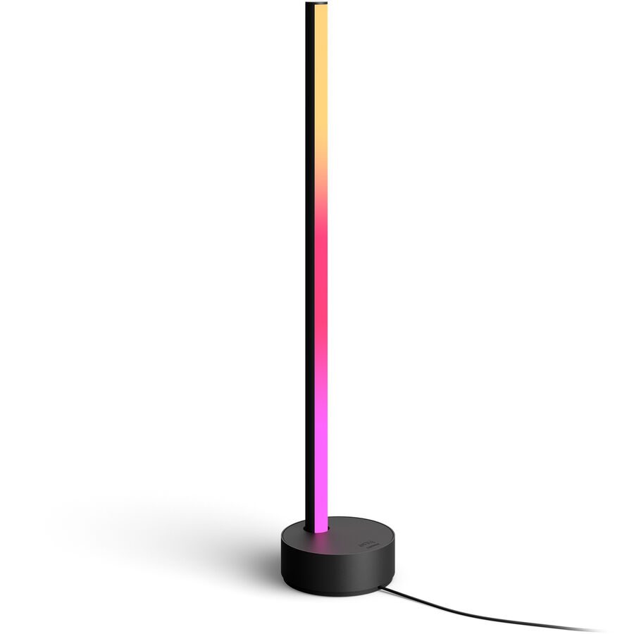 Tischlampe Philips Hue Gradient Signe Aluminium schwarz 55.3 cm - LED - Lichtfarbe: Warmweiss - Kaltes Tagesweiss - Material: Kunststoff - Tischlampe-