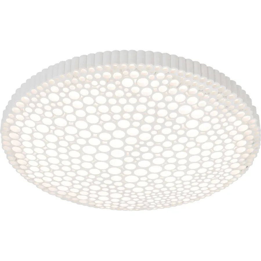 Designer-Deckenlampe Artemide Calipso D 53 cm - Farbe: Weiss - LED - Lichtfarbe: Extra warmweiss - Material: Kunststoff - Designer-Deckenlampe- LED
