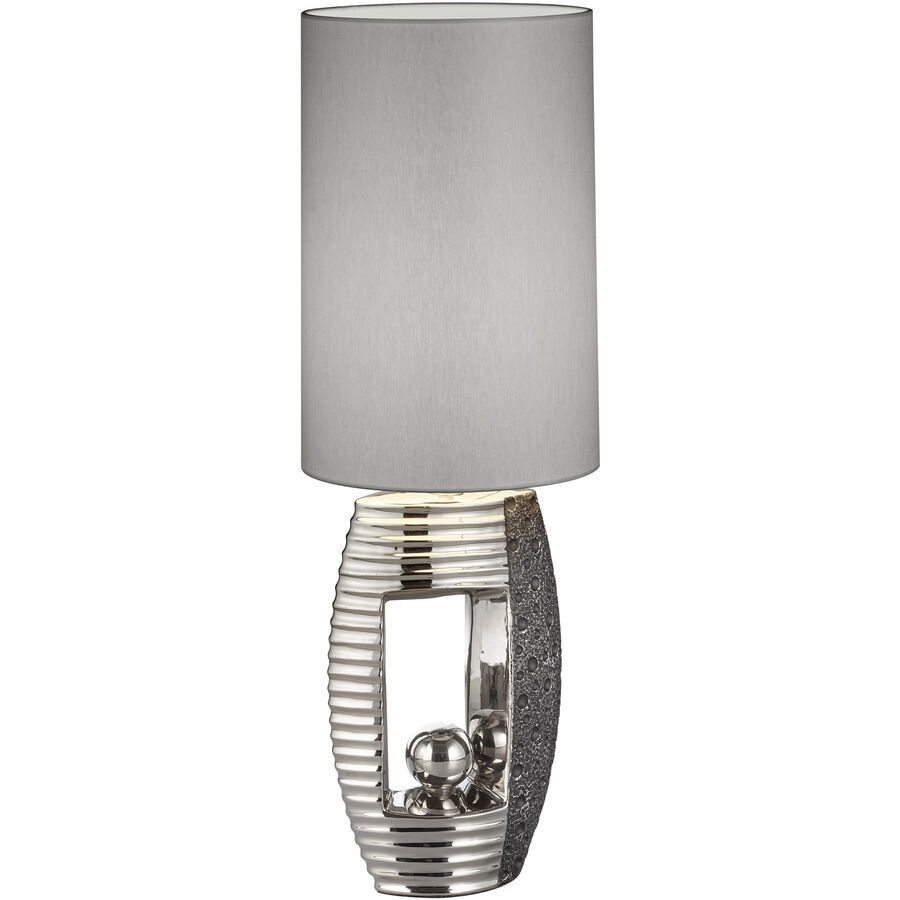 Tischlampe Mia Silber Chrom 22 cm 69 cm - Tischlampe