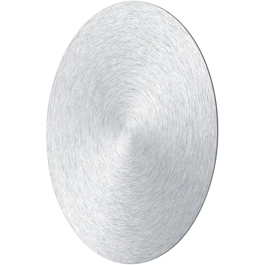 Wandlampe Delta Silber Aluminium 30 cm 4 cm - Farbe: Aluminium eloxiert - LED - Lichtfarbe: Extra warmweiss - Wandlampe- LED Energiesparlampe