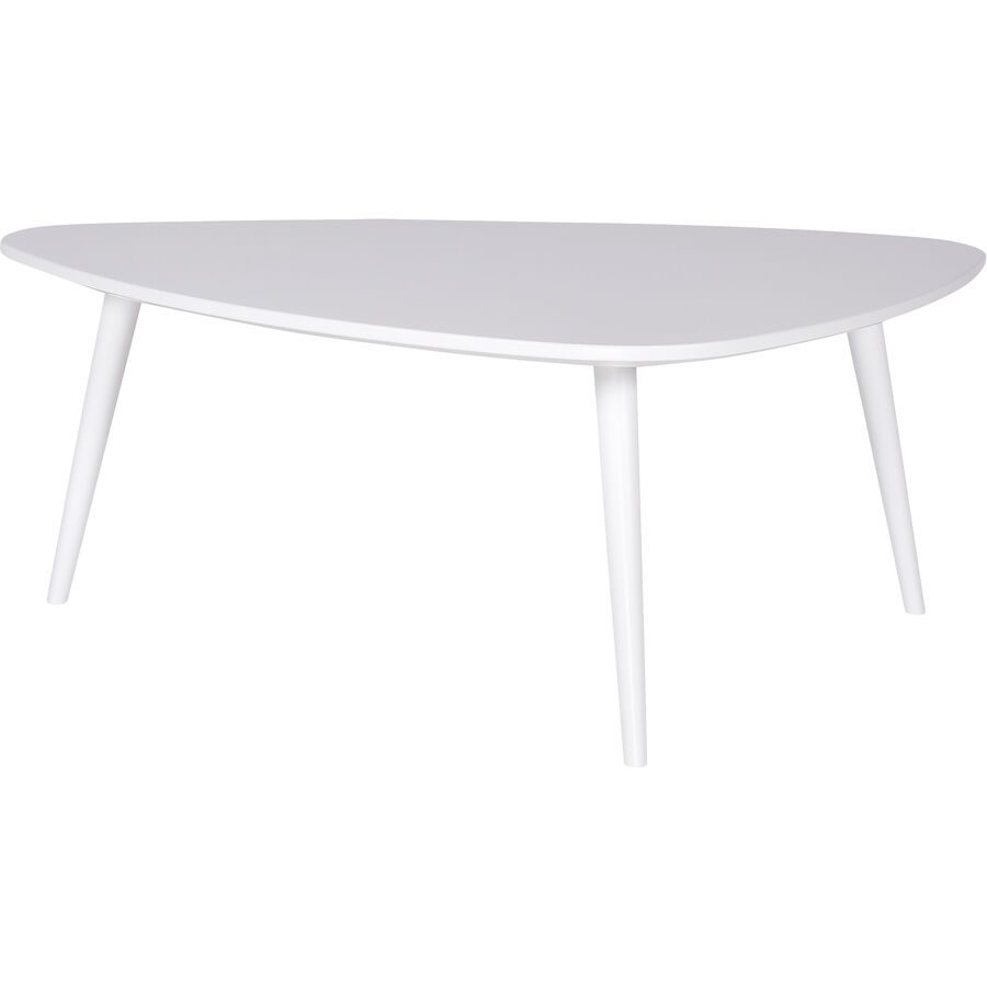 Salontisch Forlan II Weiss Holz/MDF 90 cm - Material: Eiche, MDF - Salontisch