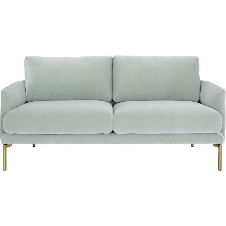 Sofa Nerea Grün Stoff 172 cm 94 cm - Farbe: mintgrün - Sofa