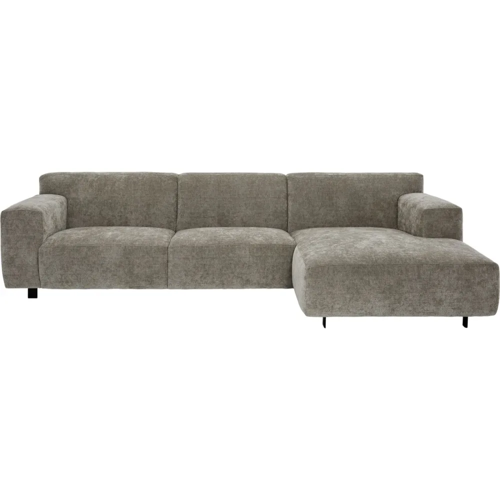 Ecksofa Vada Beige/Grau Stoff 300 cm 160 cm - Farbe: graubeige - Möbel Konfigurator: Traummöbel individuell zusammenstellen - Ecksofa