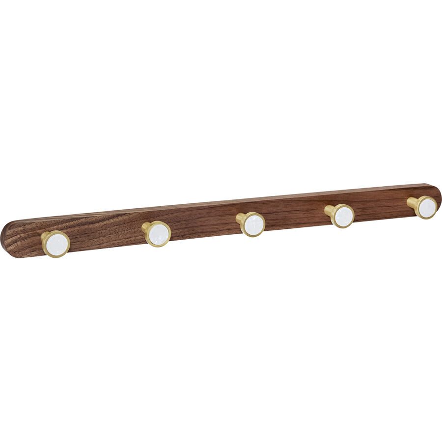 Haken Mollie Braun Holz 3.3 cm - Farbe: natur - Material: Nussbaum - Haken
