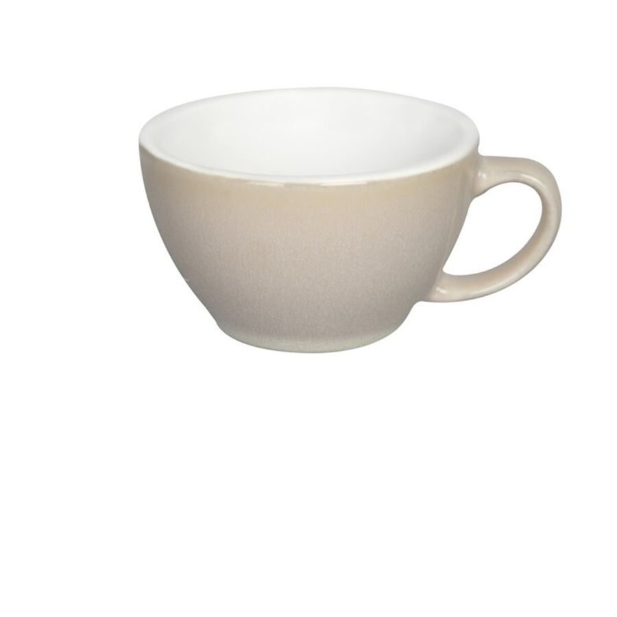 Diverse Café-Latte-Tasse Eggi Beige Porzellan 0.3 l - Farbe: elfenbein - Café-Latte-Tasse