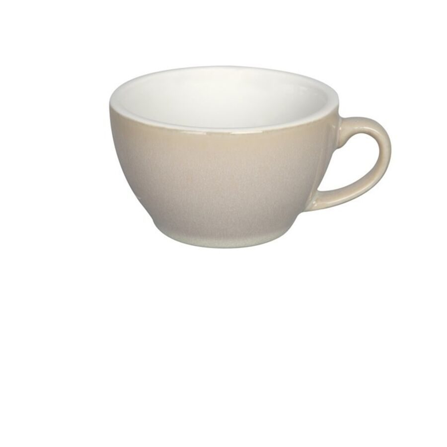Diverse Cappuccinotasse Eggi Beige Porzellan 0.25 l - Farbe: elfenbein - Cappuccinotasse