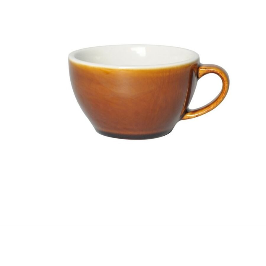 Diverse Cappuccinotasse Eggi Braun Porzellan 0.25 l - Farbe: Caramel - Cappuccinotasse