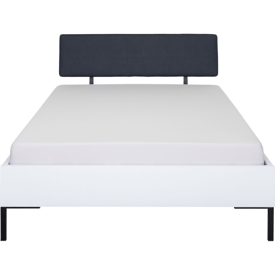 Bett Setup Weiss Holz 120 x 200 cm - Material: Holzwerkstoff - Möbel Konfigurator: Traummöbel individuell zusammenstellen - Bett