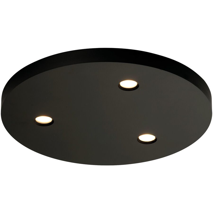 Bopp Deckenlampe Close Schwarz Aluminium 20 cm 1.5 cm - LED - Lichtfarbe: Extra warmweiss - Deckenlampe- LED Energiesparlampe