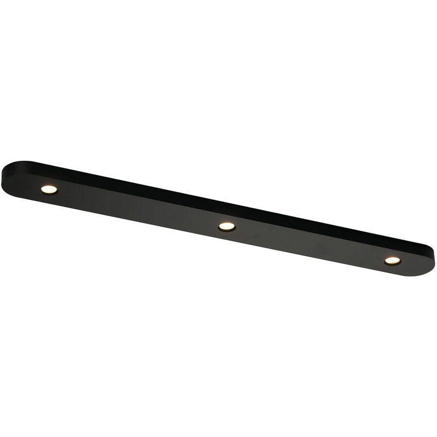 Bopp Deckenlampe Close Schwarz Aluminium 5 cm 1.5 cm - LED - Lichtfarbe: Extra warmweiss - Deckenlampe- LED Energiesparlampe