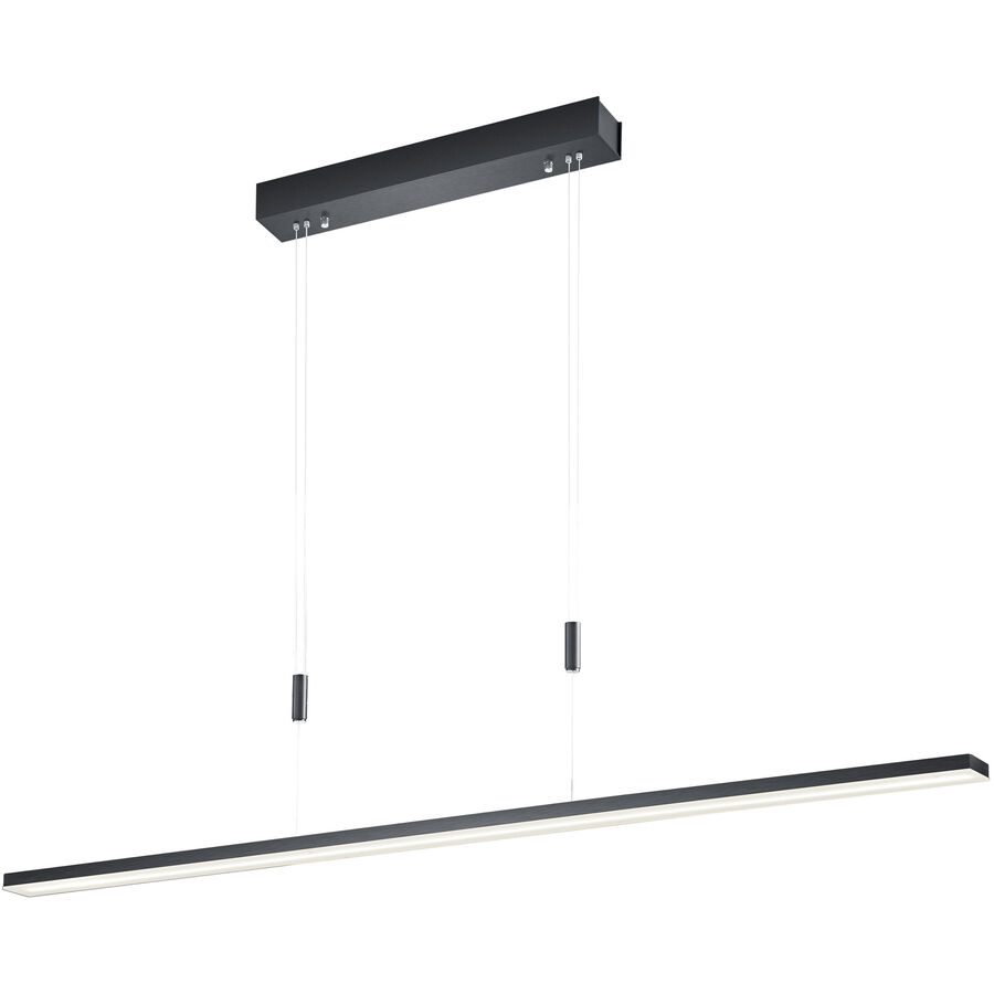 Bopp Pendellampe Baseline Schwarz Aluminium 5.5 cm 160 cm Höhenverstellbar (manuell) - LED - Lichtfarbe: Extra warmweiss - Helles Neutralweiss -