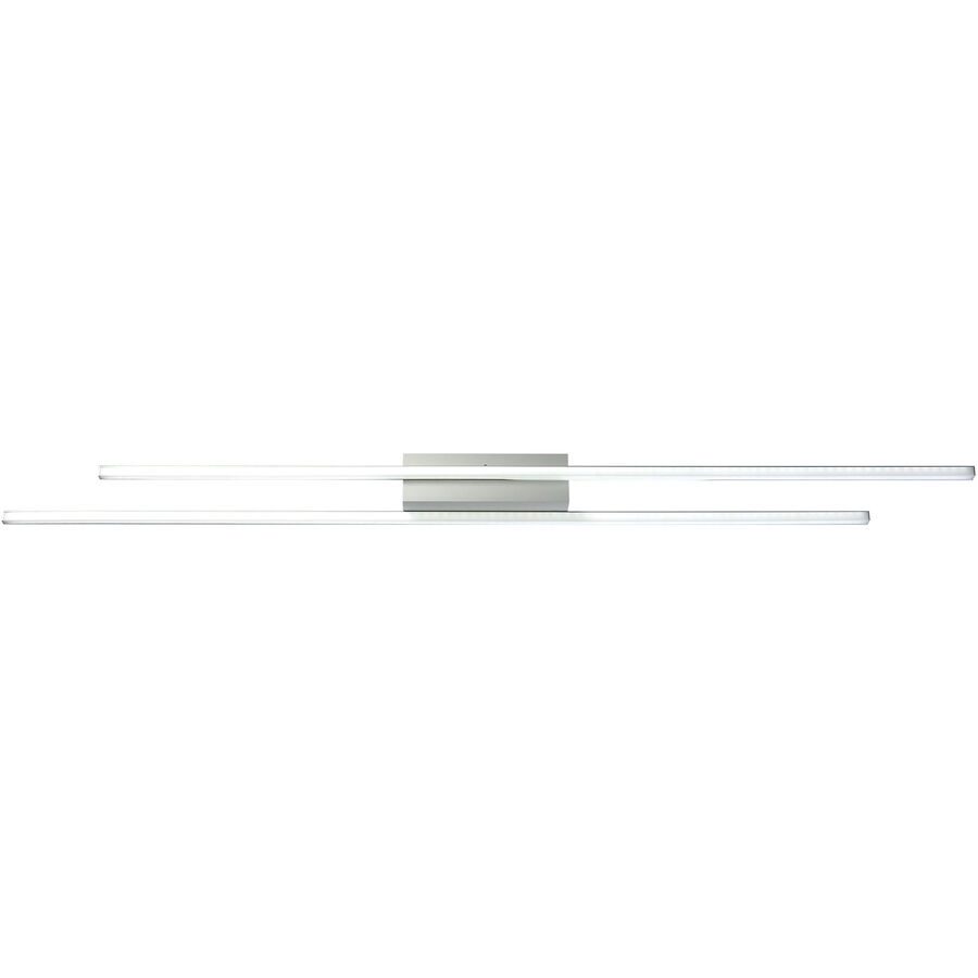 Bopp Deckenlampe Delta Silber Aluminium 11.5 cm 6.5 cm - Farbe: Aluminium eloxiert - LED - Lichtfarbe: Extra warmweiss - Kaltes Tagesweiss -